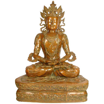 Statue de Bouddha couronné