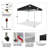 8 Ft. W x 8 Ft. D Instant Pop Up Canopy Tent with One Push Setup-100260434