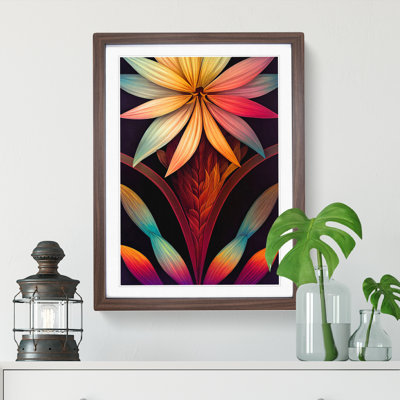A Sculptured Flower - Single Picture Frame Print