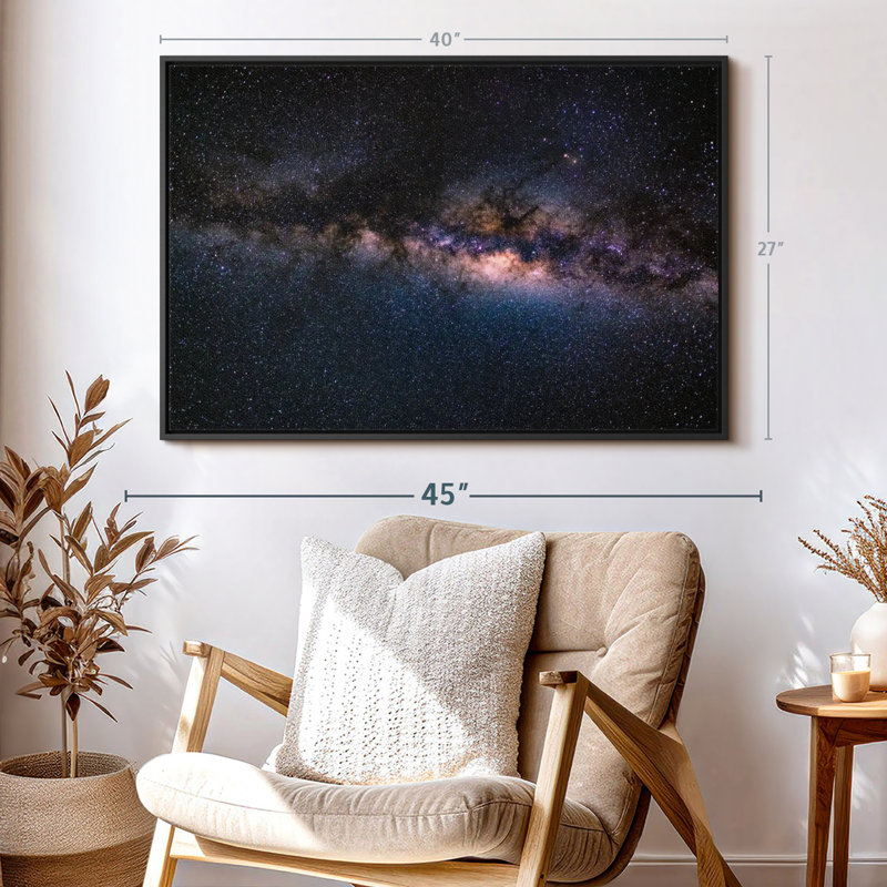 «Milky Way System», reproduction sur toile, H 27 po x l 40 po