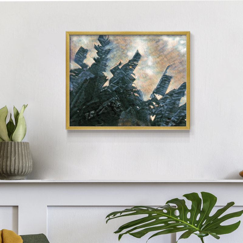 Cabana View Monet II - Reproduction encadrée - Restickable, H 11 po x l 14 po