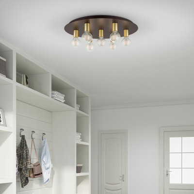 Plafonnier encastré 7 lumières 24 po Zaryk