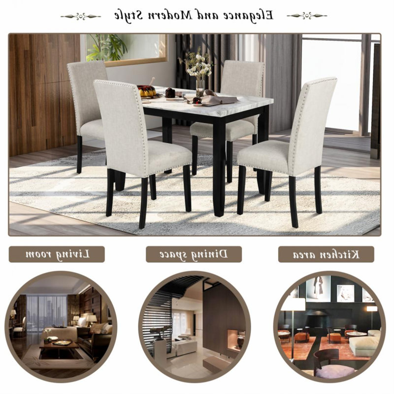 Abbot Bridge Four Leg Dining Set