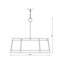 Luminaire suspendu tambour 8 lumières