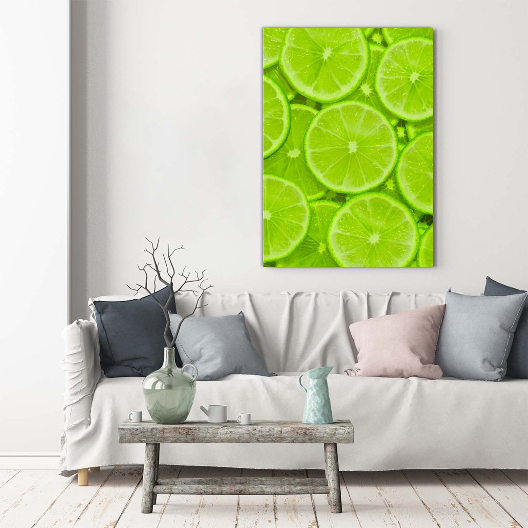 Limetten - Kunstdrucke auf Leinwand - Wrapped Canvas