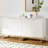 31.5" Tall 2 - Door Fluted Accent Cabinet,Sideboard with Adjustable Shelves-423957568-403074654