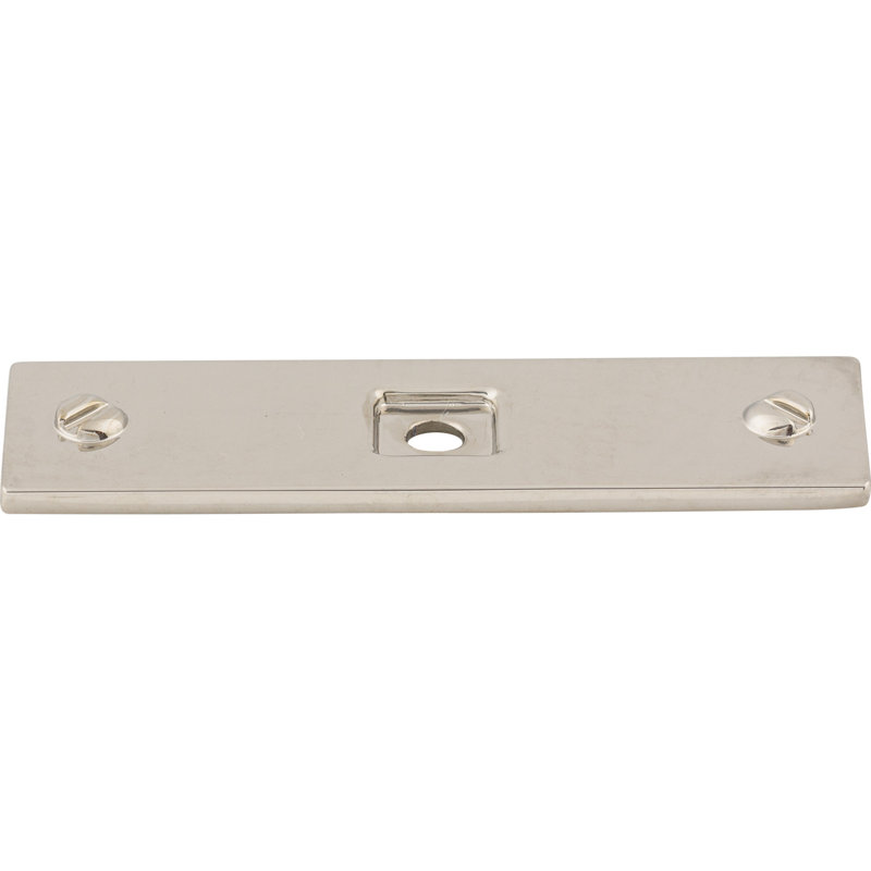 Channing  Backplate, Polished Nickel