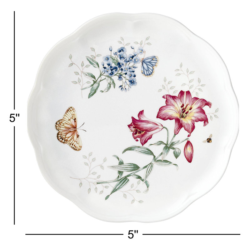 Assiette plate 10,75 po Lenox Butterfly Meadow