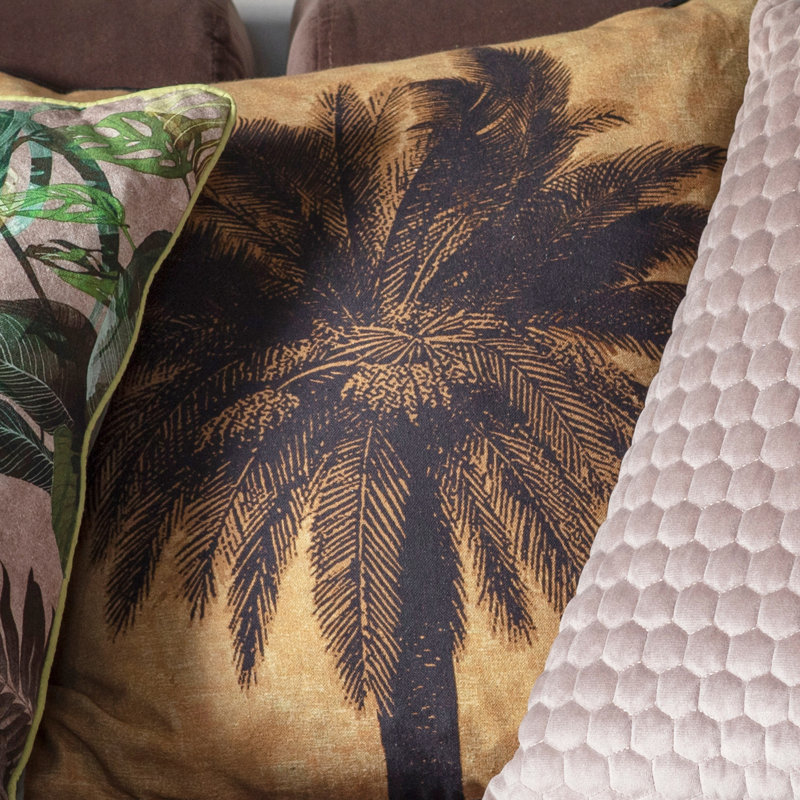 Lamora Floral Square Throw Cushion
