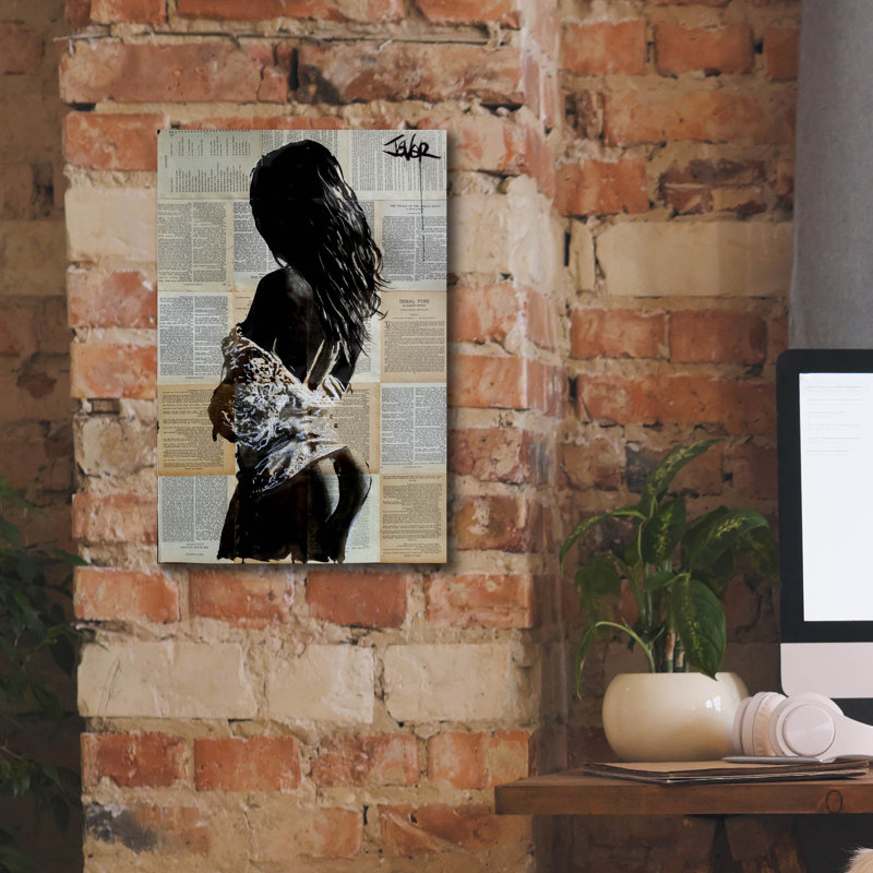 Toile épique «Endlessly» par Loui Jover, H 18 po x l 12 po x P 0,75 po