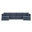Canapé modulaire rembourré 146,5 po Winfree-1503913934