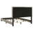 Efram Taupe Upholstered Full Panel Bed