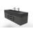 Nile 60" Wall-Mounted Single Bathroom Vanity Set-82347518-61447977-61447975