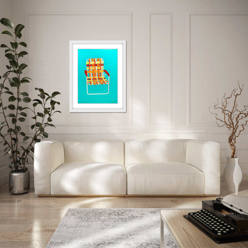 Pop Art & Retro Summer Seat, 20" H x 16" W