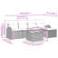 234cm Wide Patio Sofa with Cushions