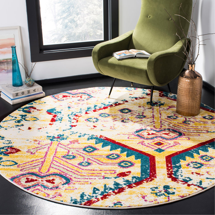 Watercolor Performance Geometric Rug