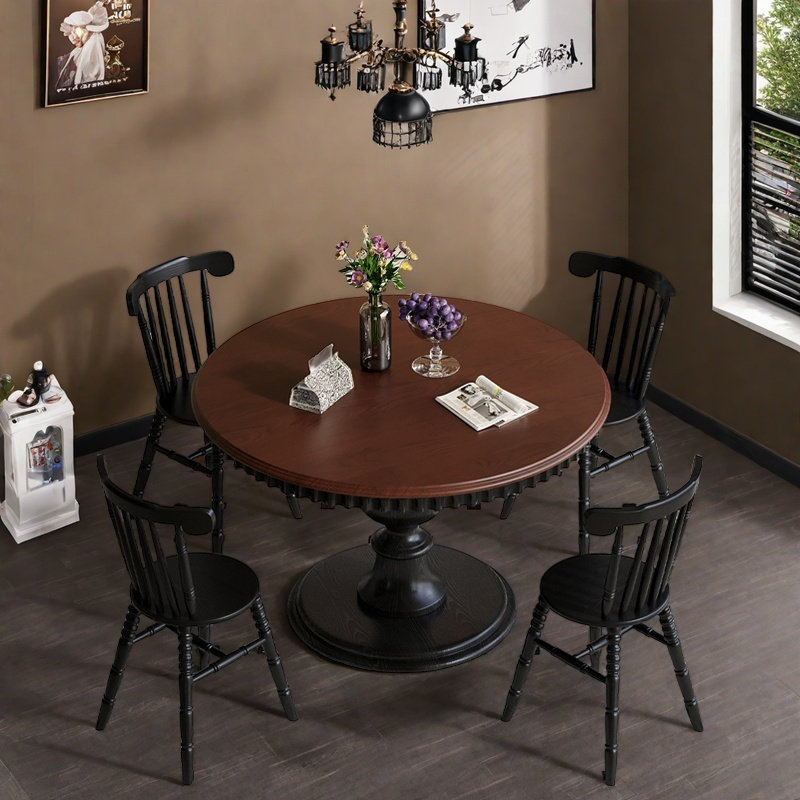 Ensembles de table de salle à manger Ash: élégants et robustes., H 29,53 po x L 47,24 po x l 47,24 po
