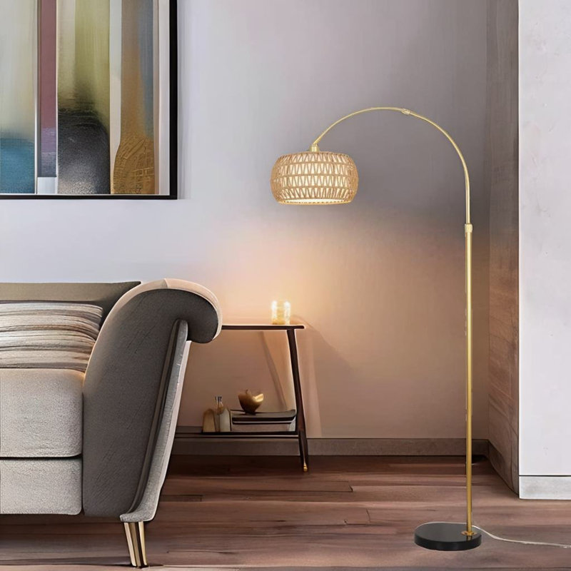 Amitha 72.8'' LED Arched Floor Lamp