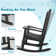 Outdoor HDPE Rocking Chair For All - Weather Use