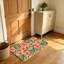 Paillasson Peach Green Poppy Flower