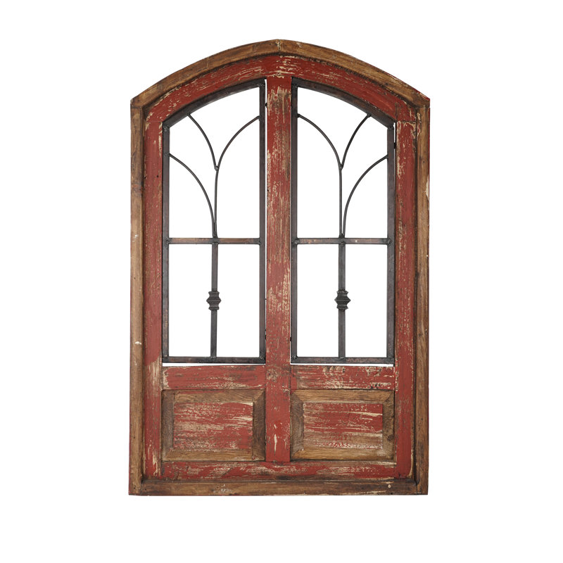 Décoration murale, Rouge, H 36 po x l 24 po x P 1,5 po
