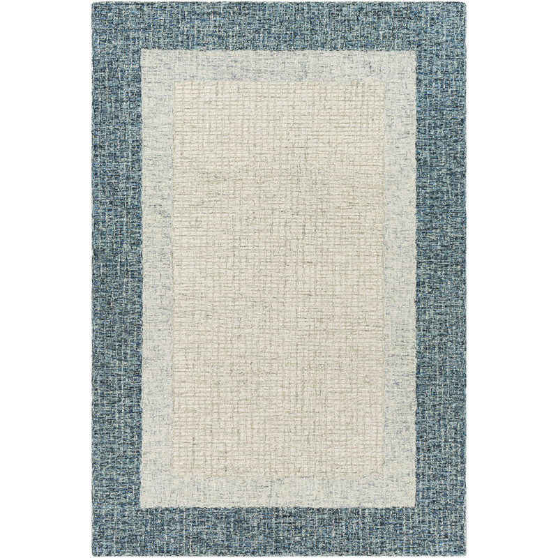 Renne Hand Tufted Wool Geometric Indoor Rug, Rectangle 10' x 14'