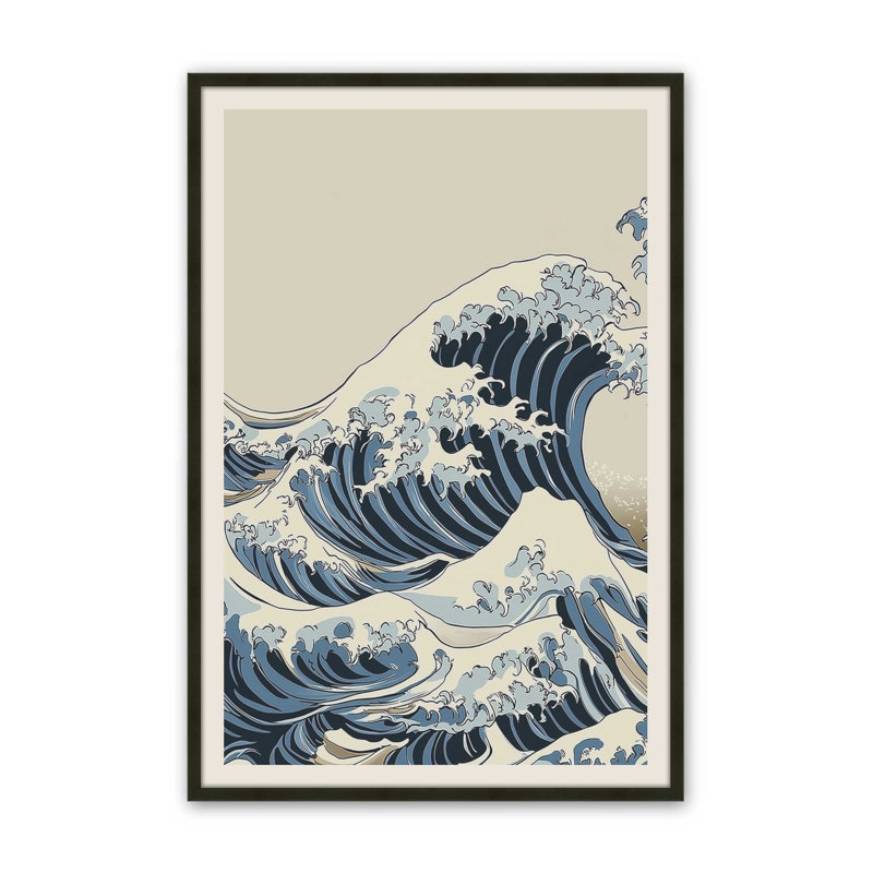 Ember Break Print on Archival Matte Paper, Framed Print without Mat, 15" H x 12" W, Satin Black
