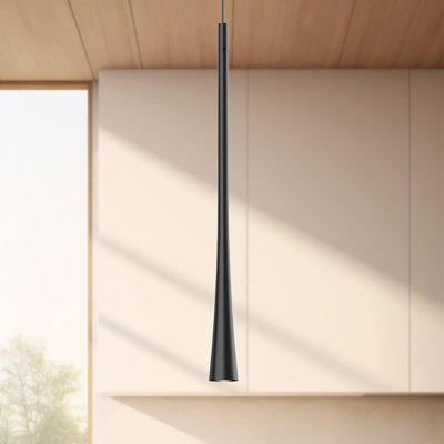 Luminaire suspendu cylindrique à DEL Taper