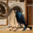 Washable Australian Raven Birds Area Rug-541475030