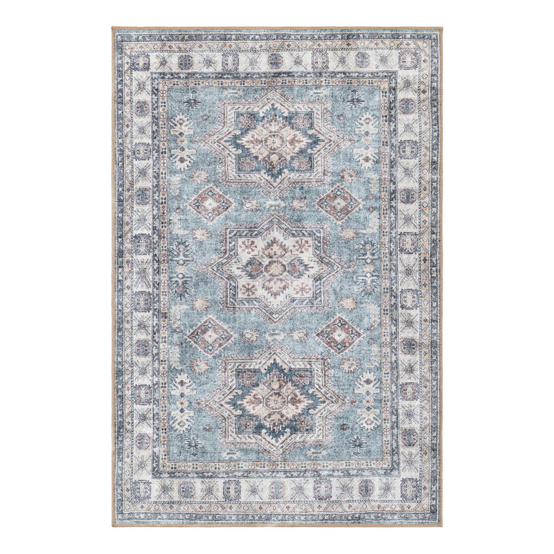 Bungalow Rose Ruth Timeless Rug, Rectangle 4 pi 1 po x 6 pi 1 po