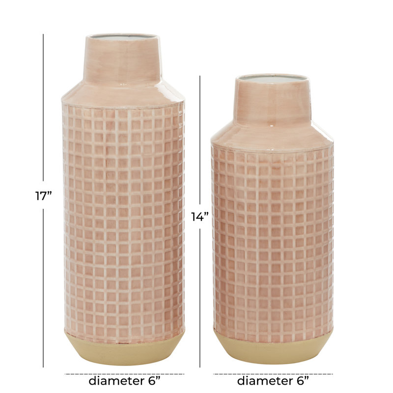 Delfa Metal Table Vase