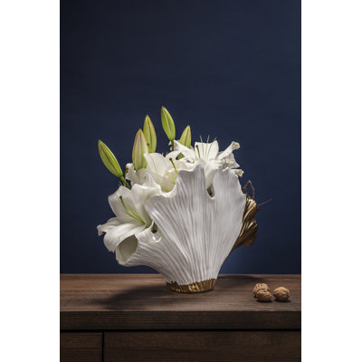 Vase Ginkgo Elegance