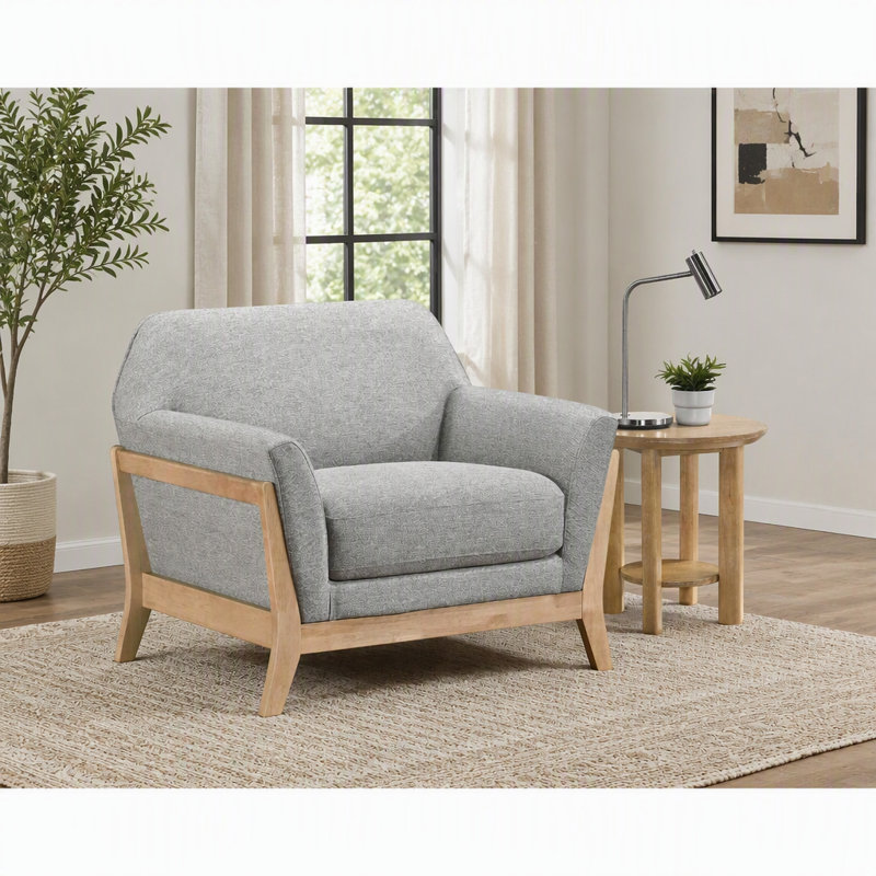 Caspian Grey Accent Chair