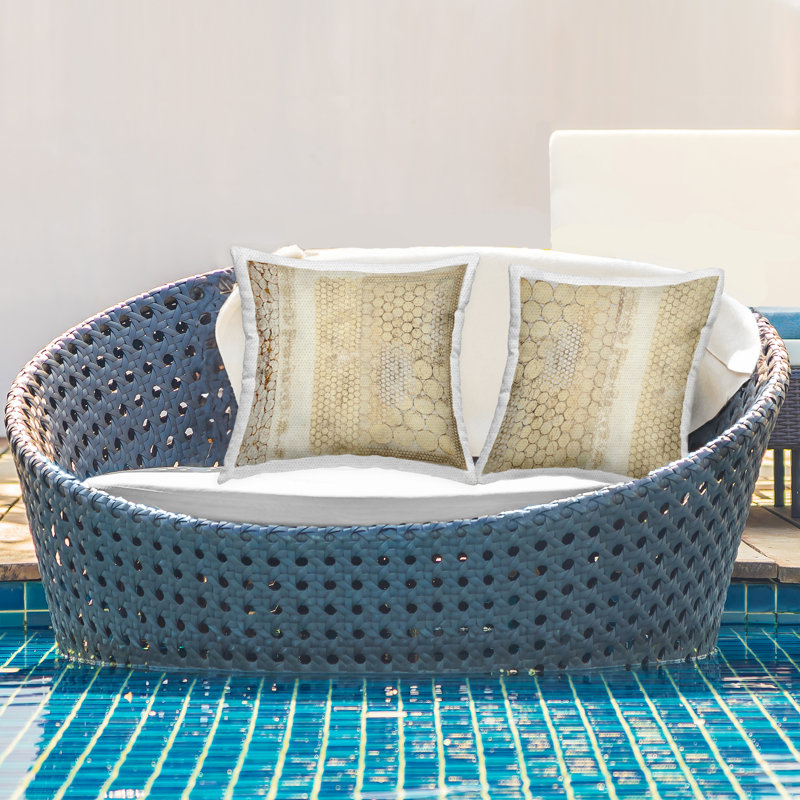 Geometric Indoor/Outdoor Throw Pillow