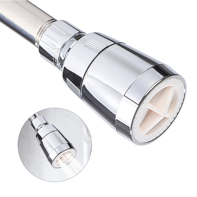High Pressure Shower Head Adjustable Shower Spray Fixed Showerhead Chrome Plated 1" Face
