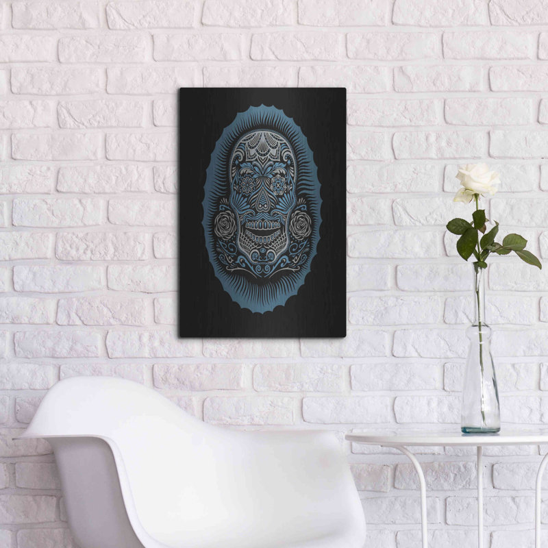 " Sugar Skull " by Rachel Caldwell, 24" H x 16" W