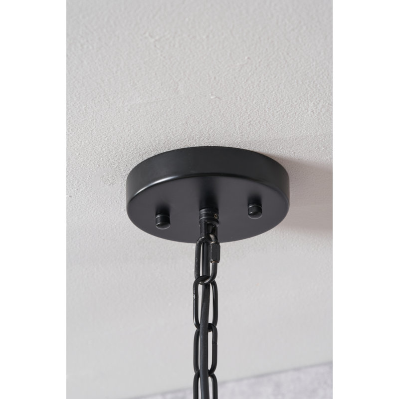 Ketterman 1 - Light Square/Rectangle Pendant, Black