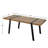 70.9'' Wood Dining Table in Walnut