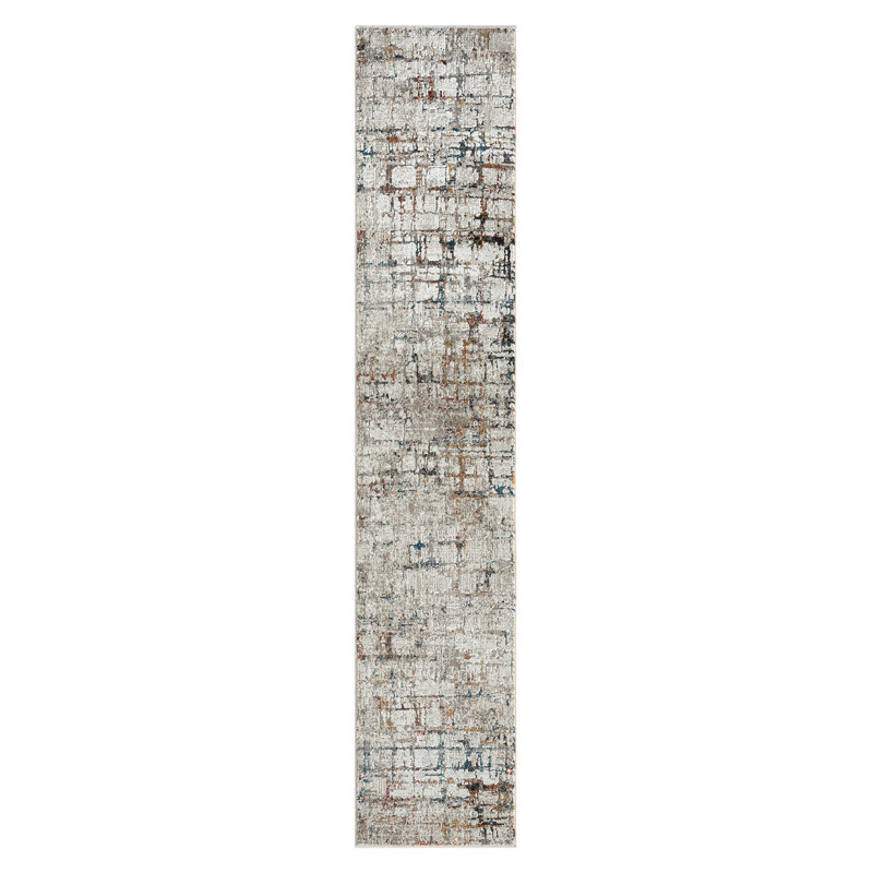 Tuya Abstract Indoor Rug, Runner 2' x 8'