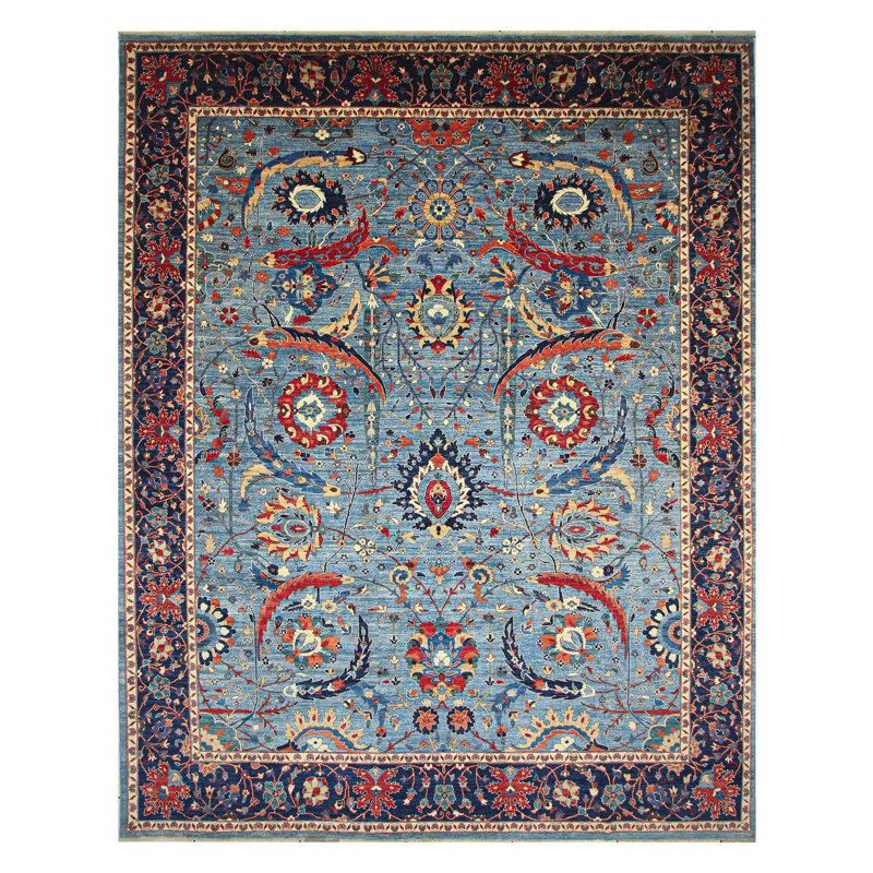 Hand Knotted Wool Oriental Indoor Rug