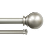 Havsa Steel Adjustable Double Curtain Rod