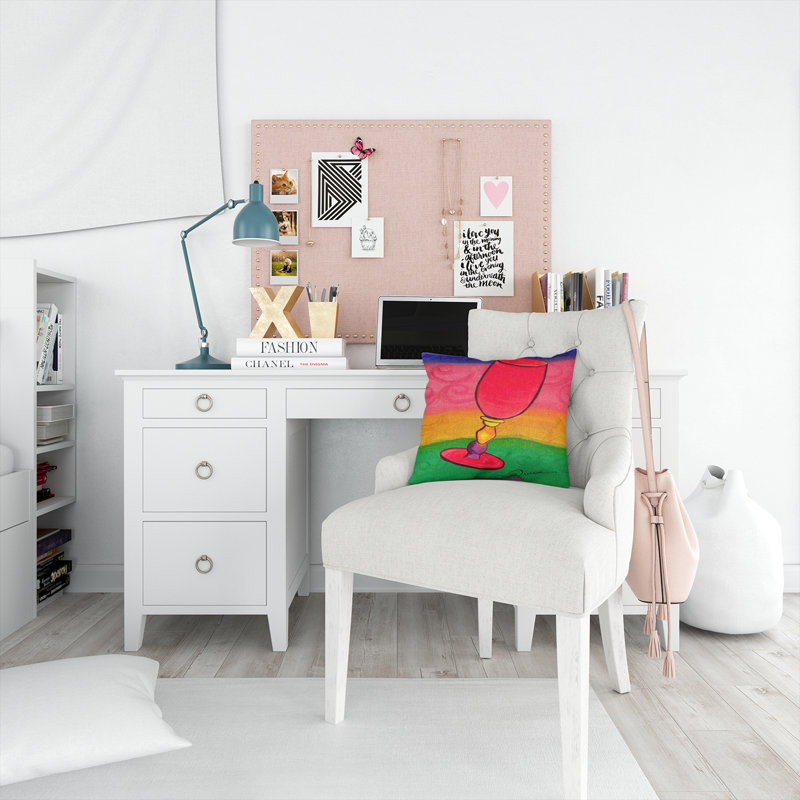 Coussin décoratif d’extérieur vin