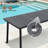 Rectangular Outdoor Dining Table With Umbrella Hole-349370353