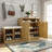 3-Tier Adjustable Shelves Shoe Cabinet With Bench And Removeble Cushion And Hooks-1696340598