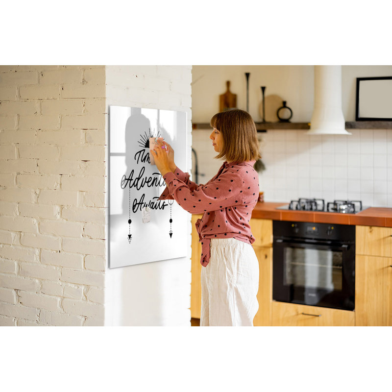 Magnetic Glass Photo Memo Board
