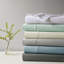 Ensemble de draps 4 pièces en mélange de coton à température intelligente, ivoire, pour un sommeil confortable et équilibré-130776470-130776480