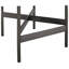 Upholstered Stool with Metal Frame-436640286