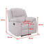 Caitie 93cm Wide Standard Recliner-153143217