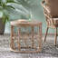 Table d'appoint en osier, table d'appoint-353123430