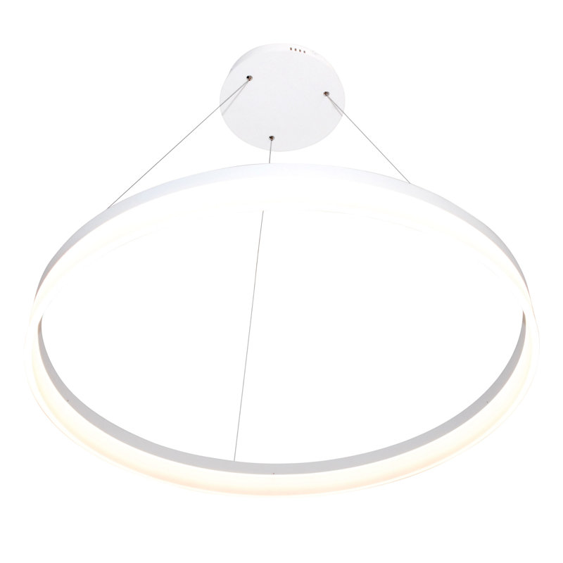 Ohalloran 1 - Light LED Geometric Pendant, 8 cm H x 60 cm W x 60 cm D